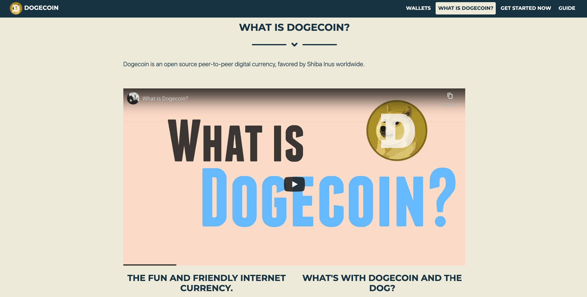 What is dogecoin?