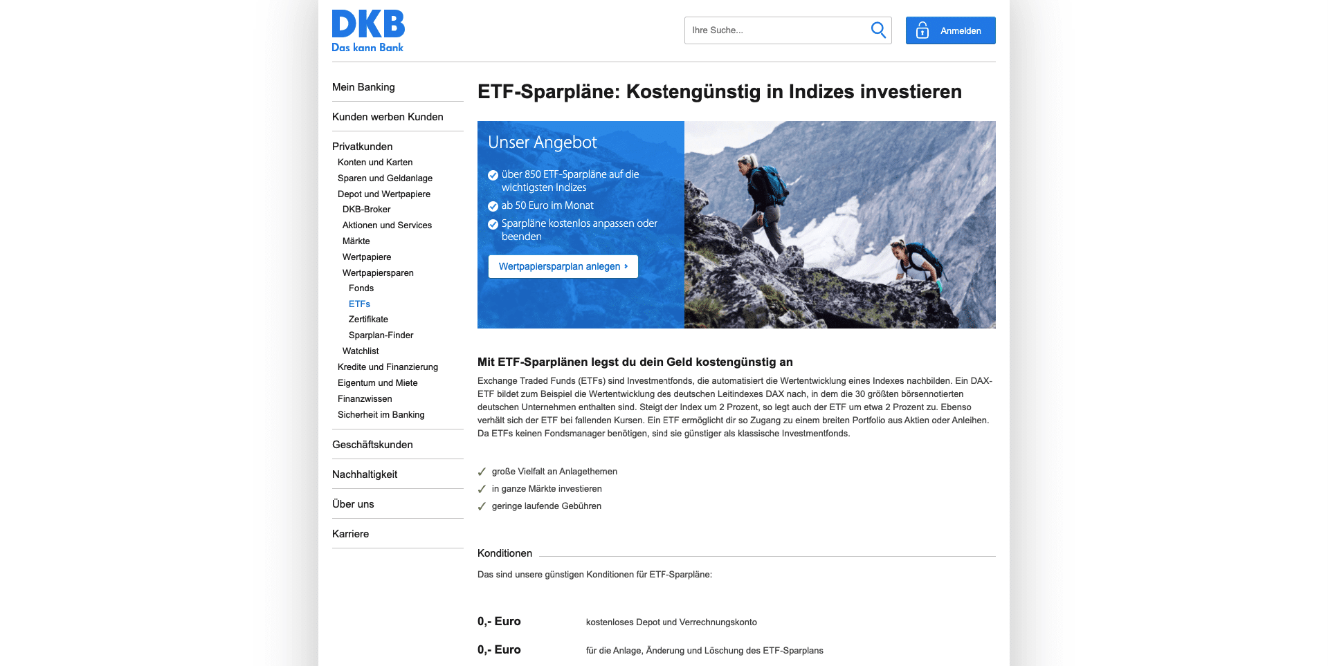 DKB Etf sparplan