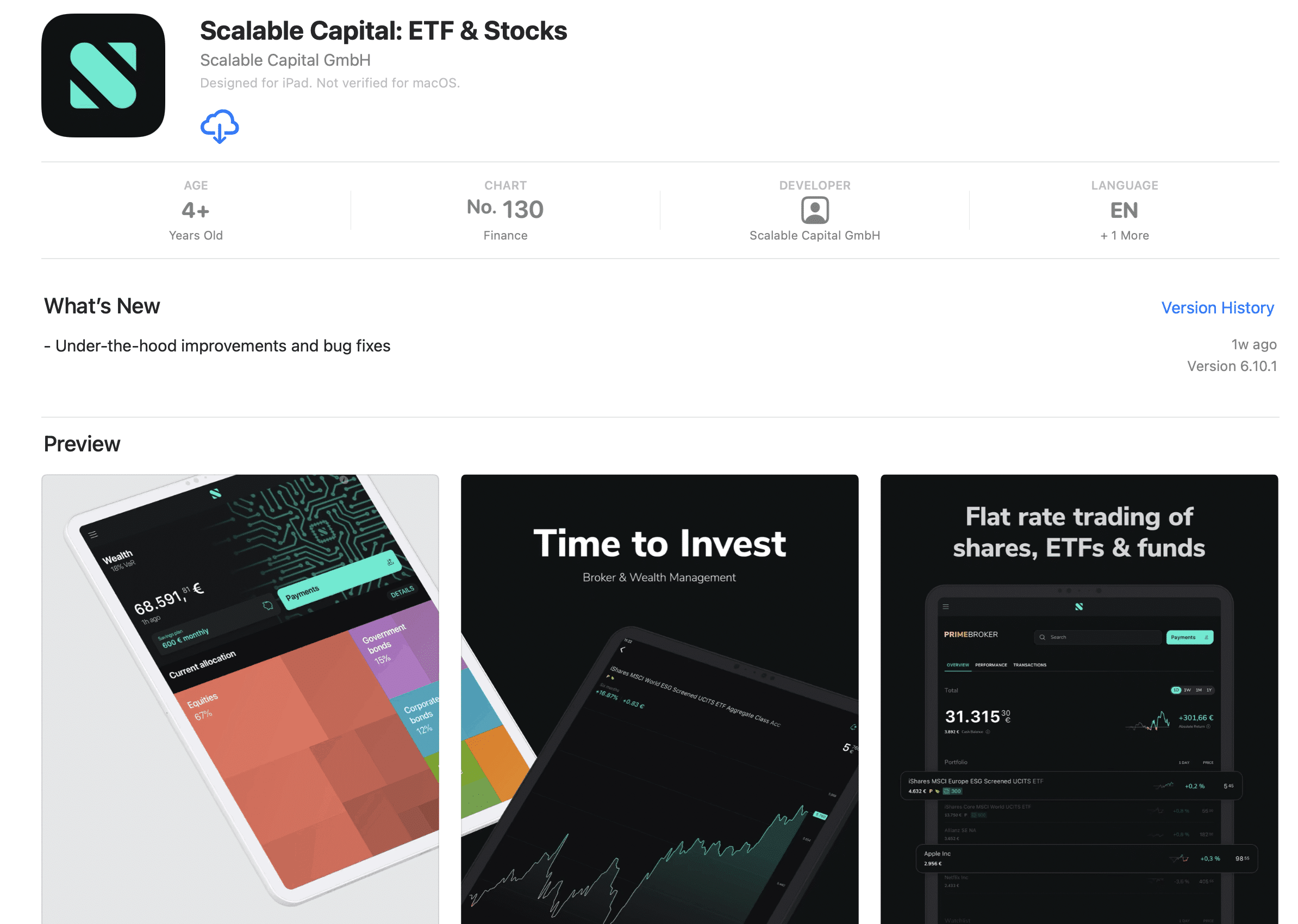 Scalable Capital Robo Advisor App