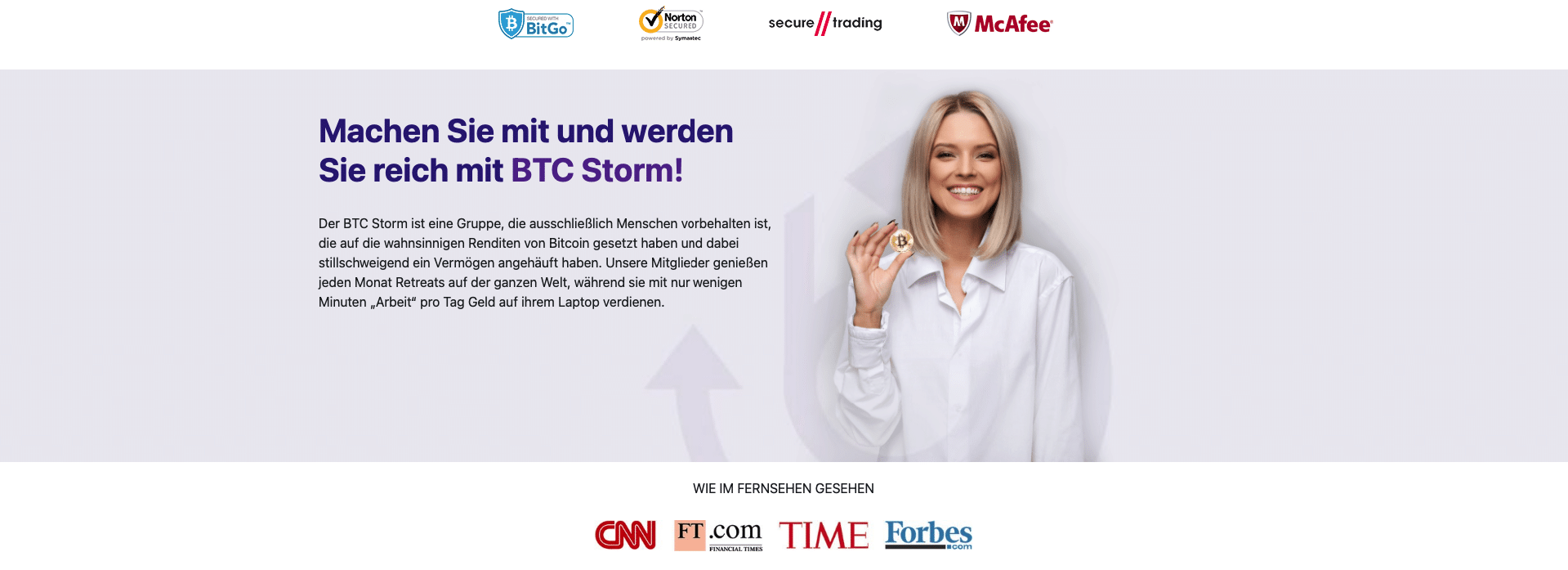 Über Bitcoin storm