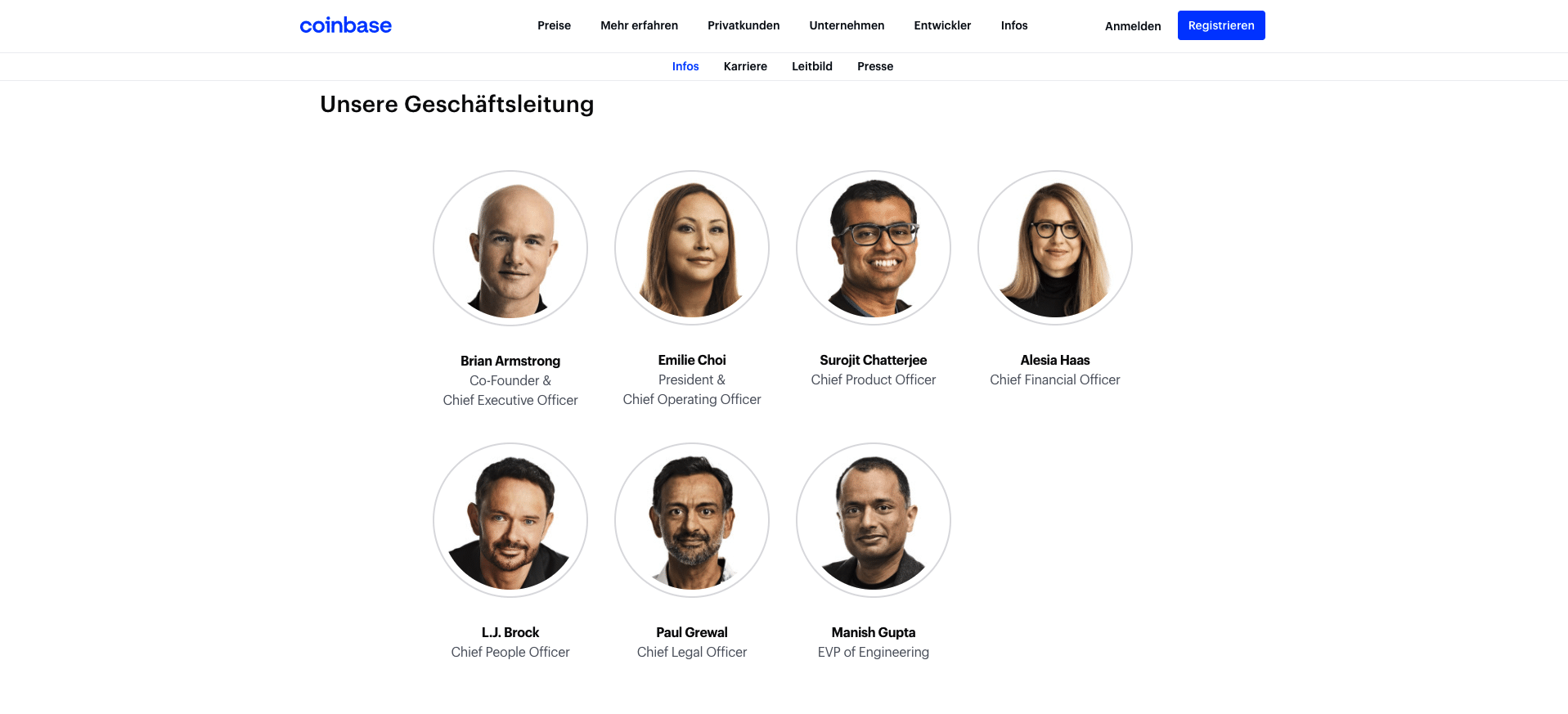 Coinbase team