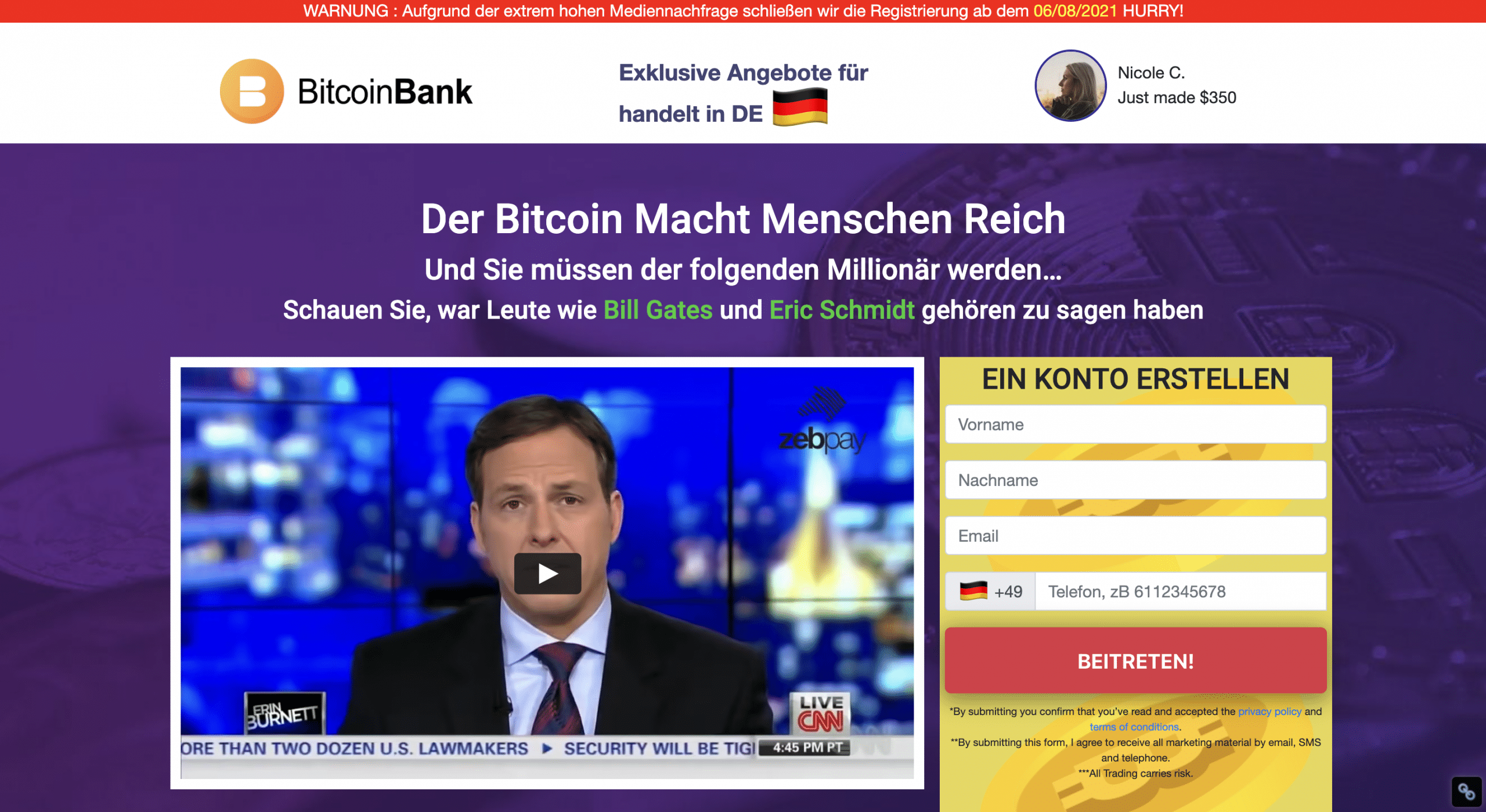 Bitcoin Bank