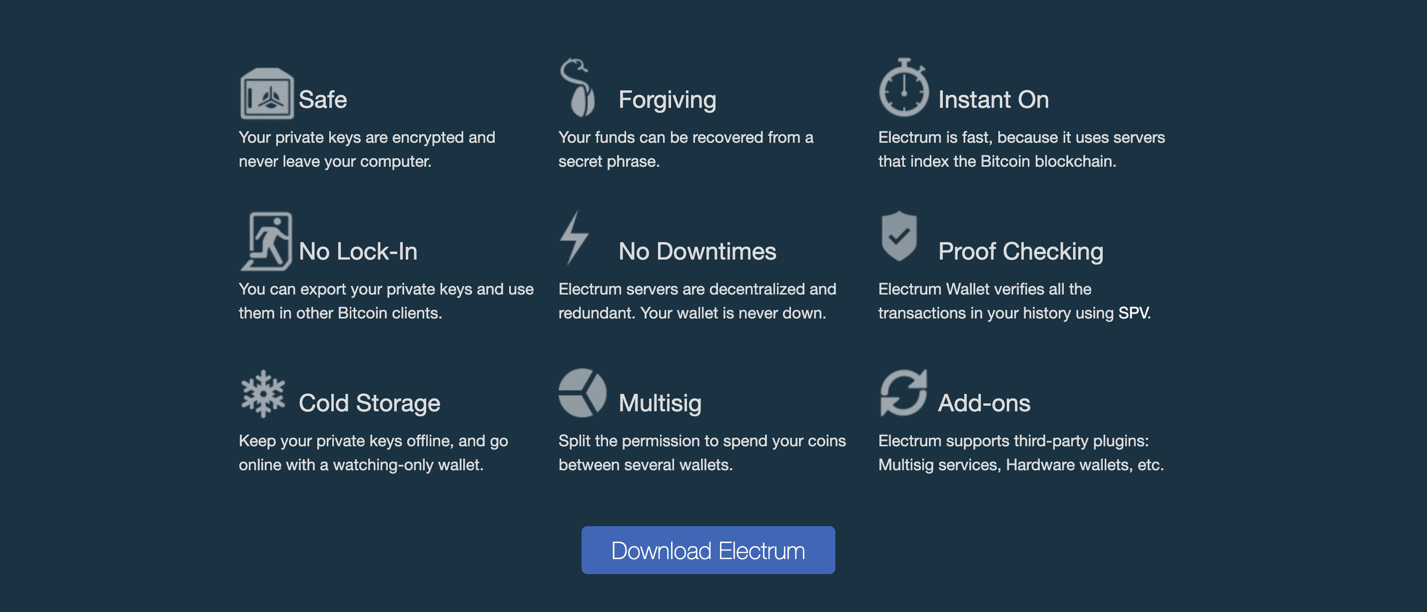 Electrum wallet sinnvoll