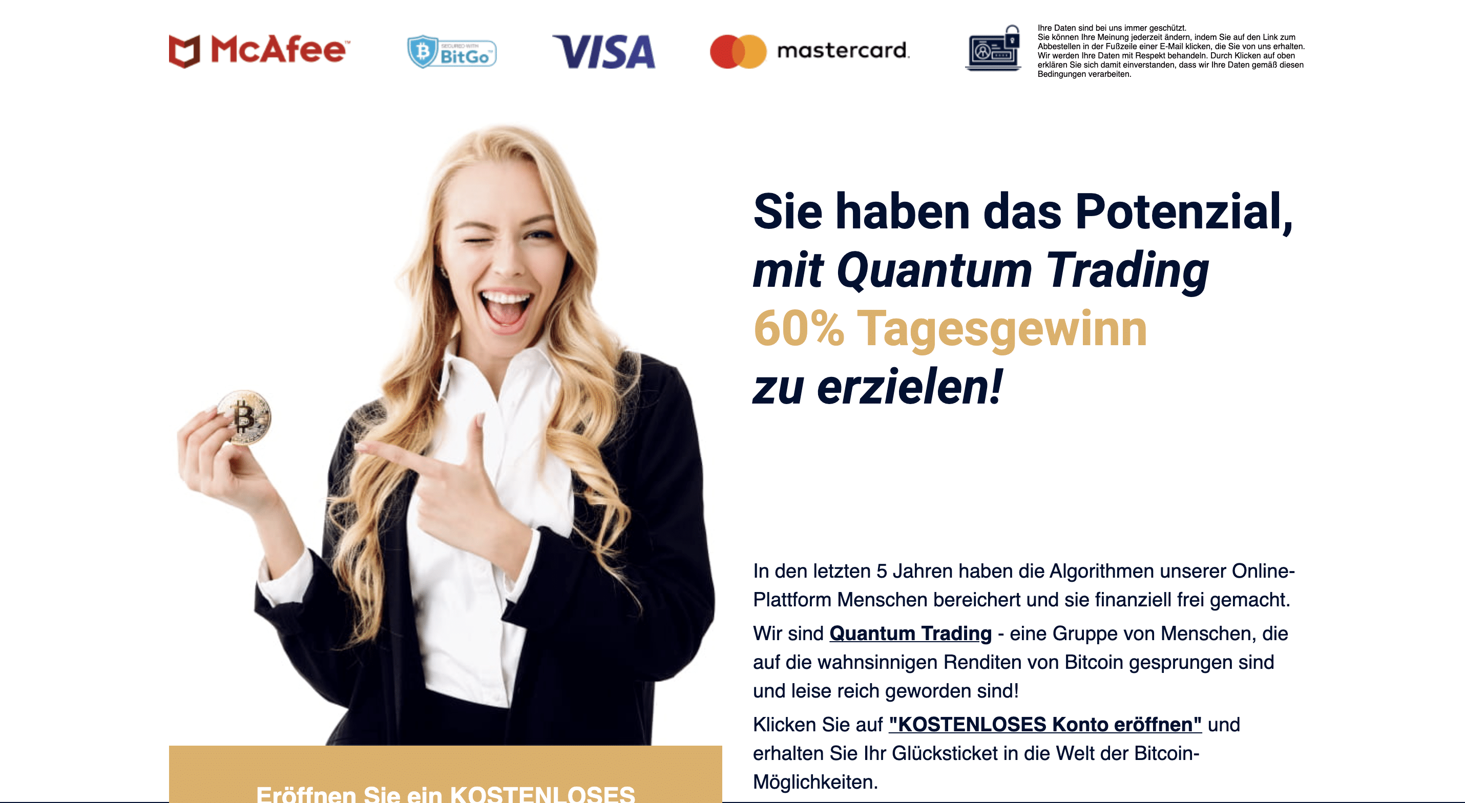 Quantum trading seriös