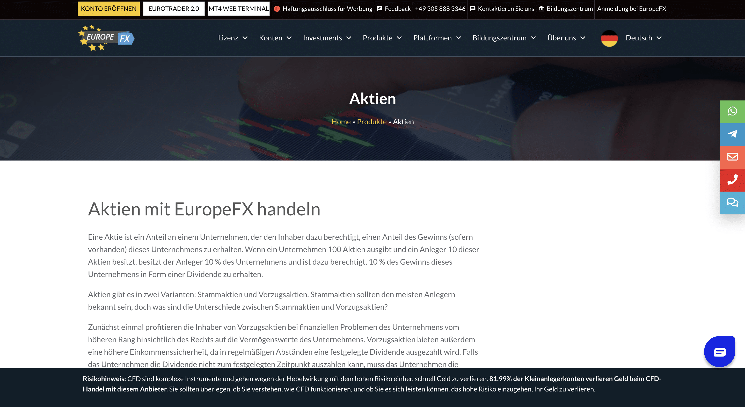 europefx aktien