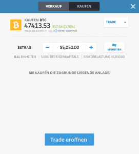 Bitcoin Demokonto Bitcoin kaufen