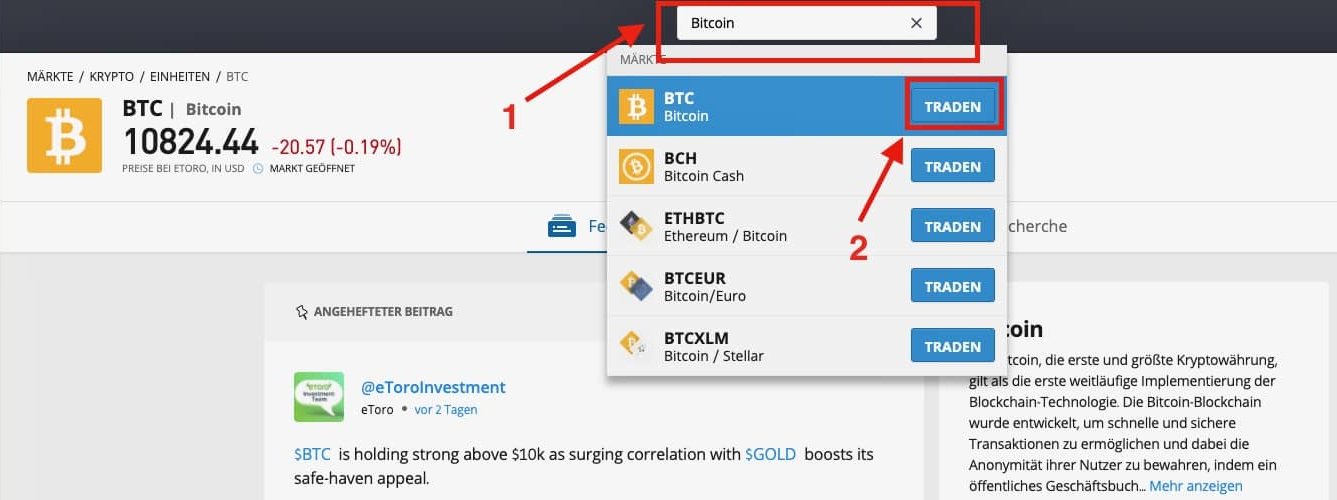 Bitcoin kaufen mit Comdirect-Konto