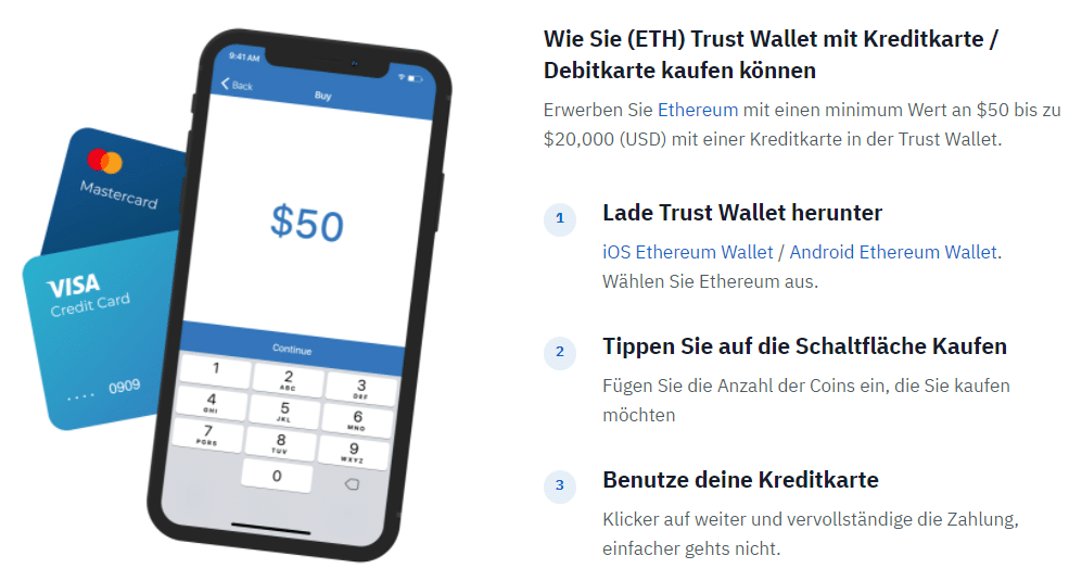 trust wallet bitcoin ethereum