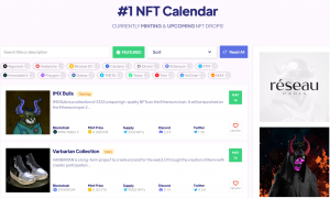 NFT Calendar - Kalender fuer NFT-Projekte