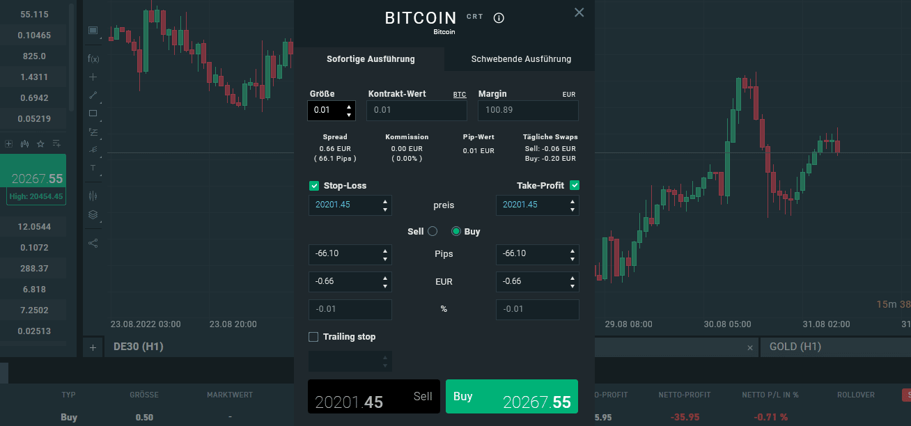 XTB Bitcoin CFD kaufen