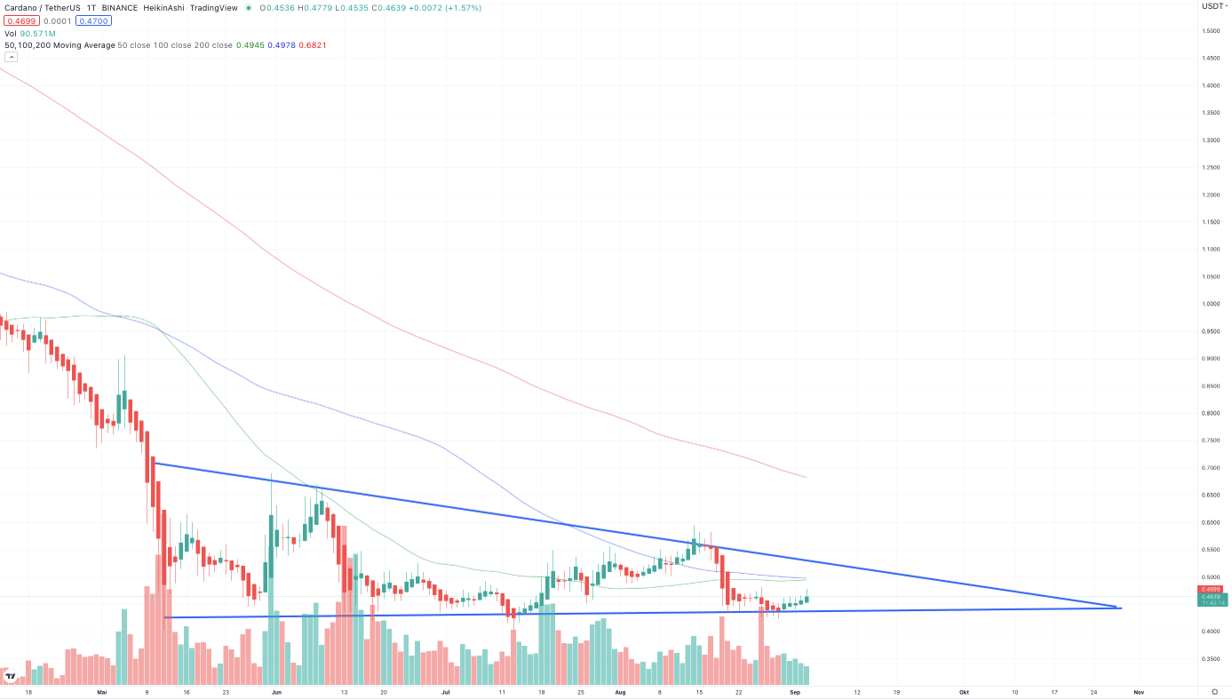 Cardano ADA Tageschart