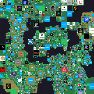 Digitale Immobilien Kryptowährungen - The Sandbox Landkarte