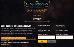 Calvaria Presale RIA Coins kaufen