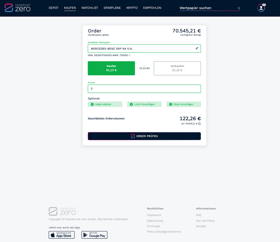 Finanzen.net-Zero-Aktien-kaufen