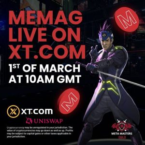 Neuste P2E-Kryptogame-Plattform Meta Masters Guild listet MEMAG am 1. März