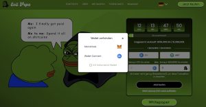 Evil Pepe Prognose - Wallet verbinden