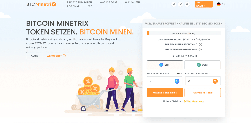 BTC Minetrix Presale